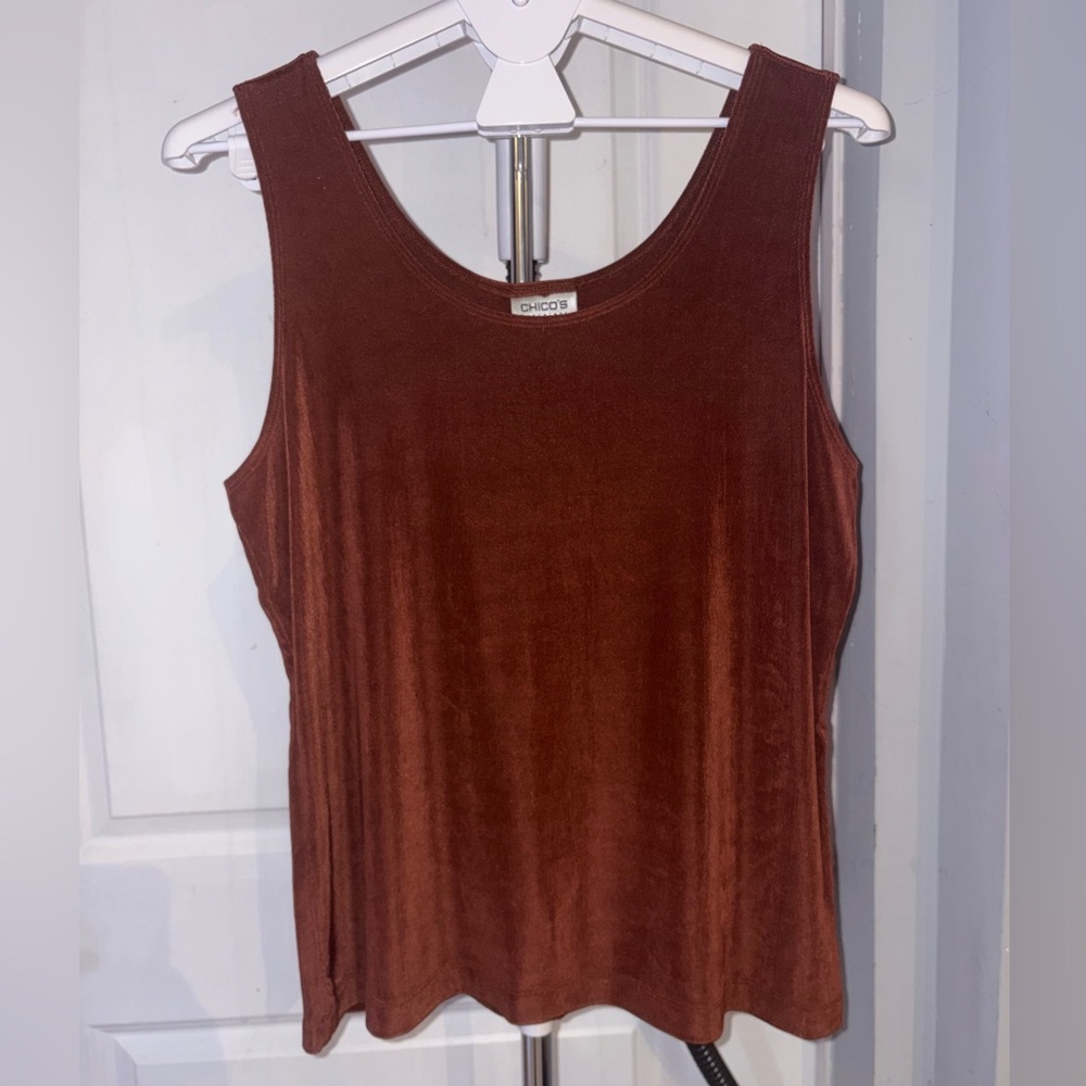 *NWT* Chico's Rich Brown Tank Top - sz3(XL) (P25)